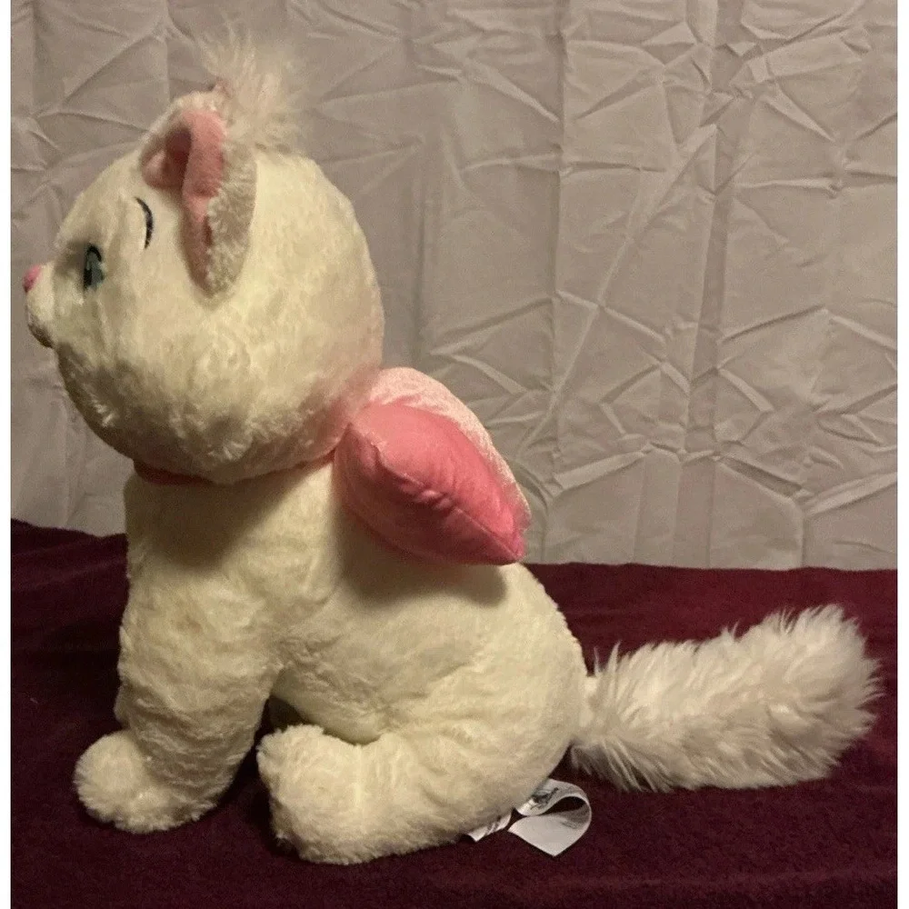 Disney Store Aristocats Marie Plush‎ White Cat Stuffed Animal Toy 12